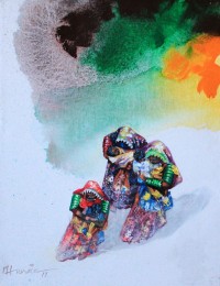 Hussain Chandio, 12 x 16 Inch,  Acrylic on Canvas,  Figurative Painting-AC-HC-052
